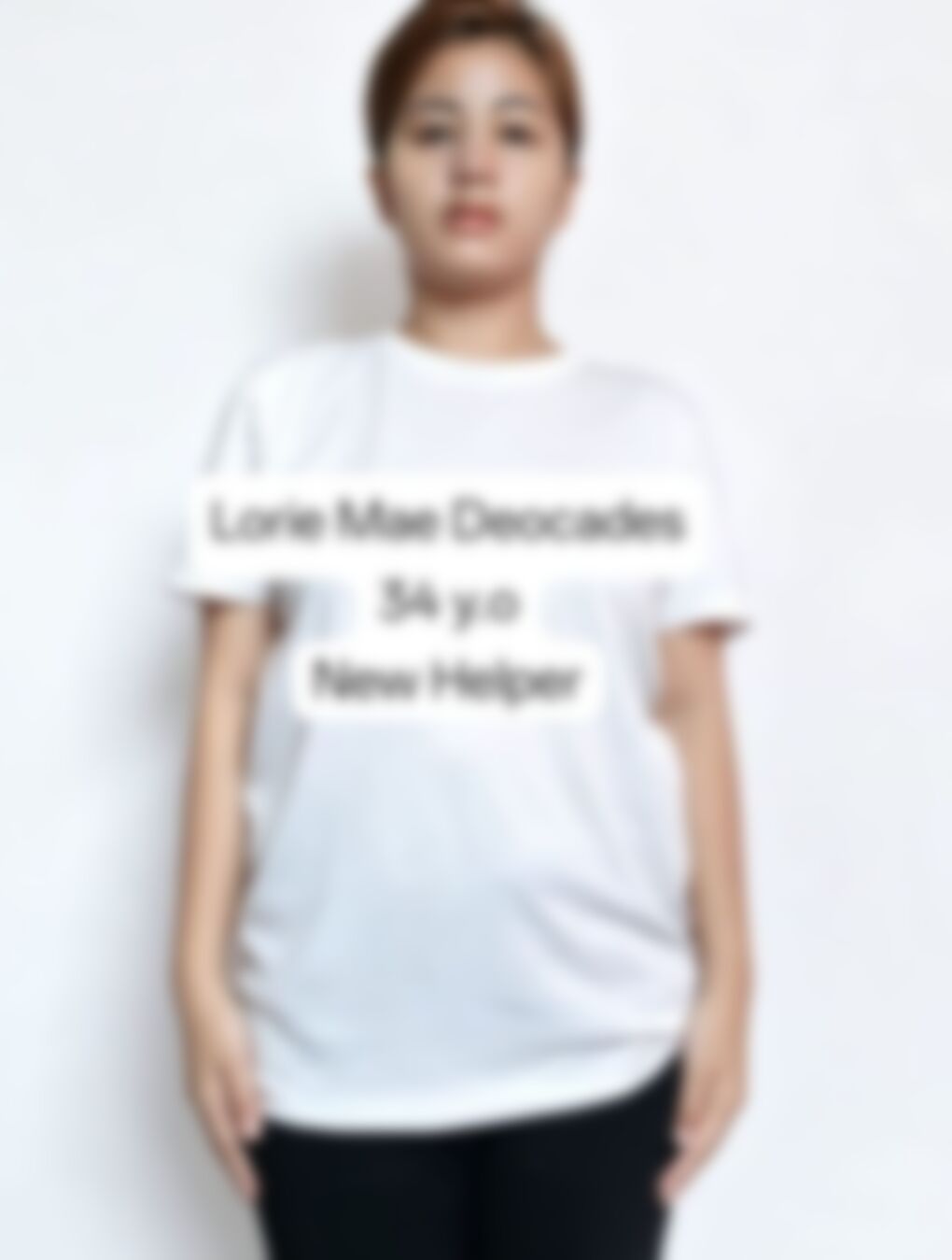 DEOCADES LORIE MAE TAGPUNO — Filipino maid in Singapore